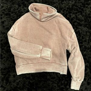 distressed turtleneck